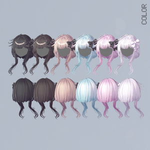 【8 Avatars】Lovely Bob Hair 缩略图 8