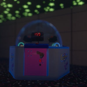 Cyclone Arcade Game for VRChat - American nostalgic arcade game