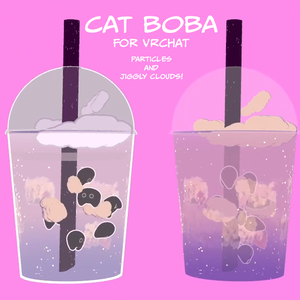 Cat Boba for VRChat - 猫タピオカ VRChat向けパーティクルギミック