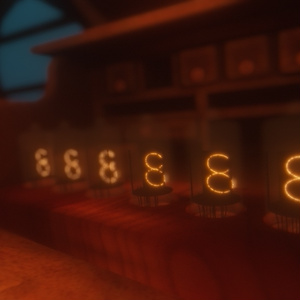 NixieUdon - Nixie Tube Display and Clock for VRChat 「ニキシー管VRChat向けギミック」 缩略图 3
