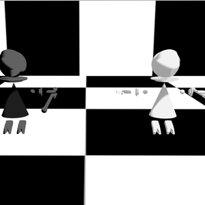 pawn　Black/White