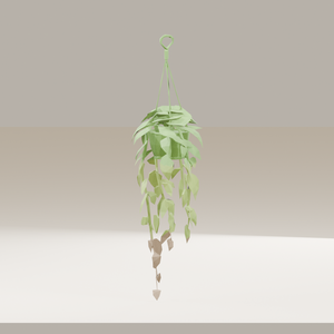 【3Dモデル】観葉植物 / pothos hanging ポトス・ハンギング（OBJ・LWO）