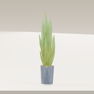【3Dモデル】観葉植物 / snake plant サンスベリア（OBJ・LWO）