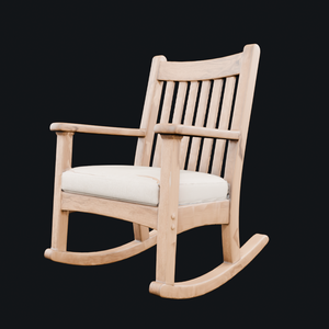 【3Dモデル】木製ロッキングチェア（OBJ・LWO）