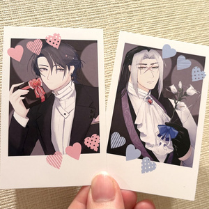 デーモン&男局長 チェキ風カード 2種