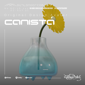 VRC想定アバター3Dモデル【Canista】