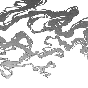 【無料イラスト素材】和風っぽい雲