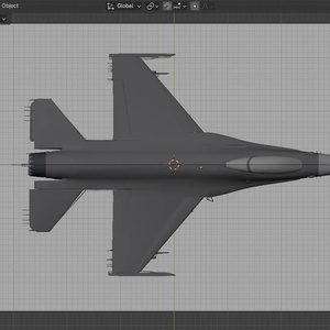 vrchat F-16 avatar vehicle asset.