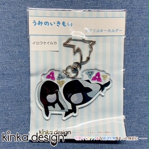 イロワケイルカのアクリルキーホルダー