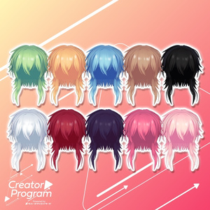アバター向け髪型『amane_wolfhair』 - By 天音ふゆ / CP13 缩略图 4