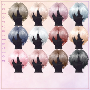 アバター向け髪型『capricielo』 - By マオリ玩具店 / CP18 缩略图 9