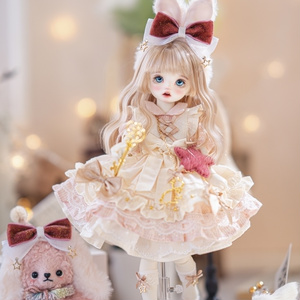 6size ドールドレス/ BJD SD /ベビー服/アリス/セット/秋