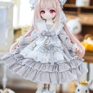 カカ星球】【1/6,1/4】ドール服 ハート付きメイド服 - kakaplanet-doll
