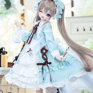 RosenliaDoll エメラルドの扉 MDD SDM通用 ドール服 エメラルドの扉」MDD・SDM通用 ドール服 ワンピース 8点セット