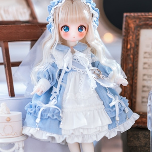 微糖オルゴール」幼SD・Tinyfox・1/6通用 ドール服 7点セット