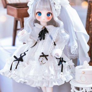 カカ星球】【1/6,1/4】ドール服 ハート付きメイド服 - kakaplanet-doll