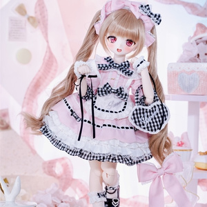 月酔いの狐さま」MDD・SDM通用 ドール服 着物 和洋服 11点セット
