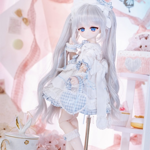 うさ耳エプロン 1/3 MDD DD MSD うさ耳 メイド ドール服