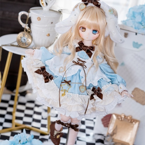 完売御礼】「月酔いの狐さま」MDD・SDM通用 ドール服 着物 和洋服 11点