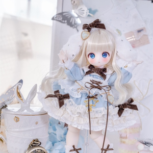 カカ星球】【6-7, 7-8, 8.5-9inch】ドールウィッグ ハーフツイン