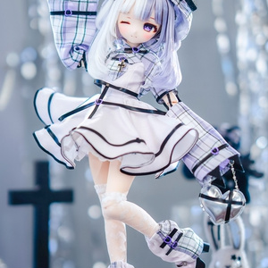 1/4ドールヘッド imomodoll MIKO カスタムヘッド セミホワイト肌＋