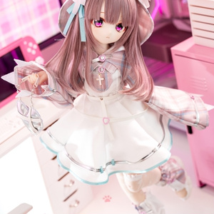 1/4ドールヘッド imomodoll MIKO カスタムヘッド セミホワイト肌＋
