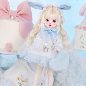 子犬わたあめ カスタム ヘッド＋ボディ、カスタムウィッグ＋