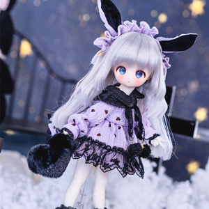 微糖オルゴール」幼SD・Tinyfox・1/6通用 ドール服 7点セット