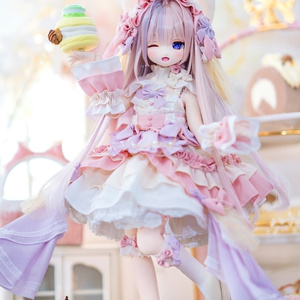 【SDM・MDDサイズ】和せぇらぁセットアップ（ショートケーキ）【ドール用】 SDM・MDDサイズ】和せぇらぁセットアップ(ショートケーキver