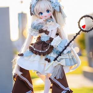 MDD服 天使チャイナセット（パステルピンク）1/4ドール服 - Candy