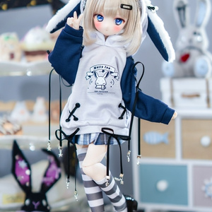 1/4ドールヘッド imomodoll RUBY-A カスタムヘッド セミホワイト肌＋