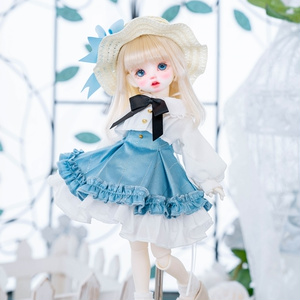 【未使用】ドールハウスエプロン　薔薇柄 新作予約】TinyFox MACOCOシリーズ 仕立て屋の蛾 フラフィー 1/4