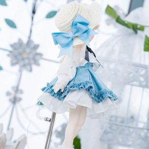 1/6ドール服 3点セット ダブルガーゼワンピース・ドロワーズ