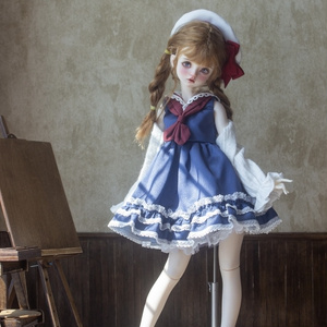RosenliaDoll エメラルドの扉 MDD SDM通用 ドール服 エメラルドの扉」MDD・SDM通用 ドール服 ワンピース 8点セット