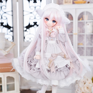 MDD服 天使チャイナセット（パステルピンク）1/4ドール服 - Candy