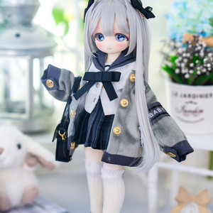 ①変身電気街 ニャコ ブラインドドール bjd 1/6 植毛 変身電気街 BJD
