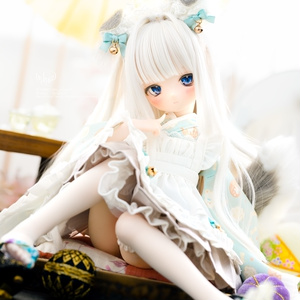 魔法のお菓子屋 ディーラー様製 恋するチョコ MDD kumako ドール 服 恋するチョコ」1/4ドール衣装 ピーチ(MDD・KUMAKO用) - 魔法のお菓子屋