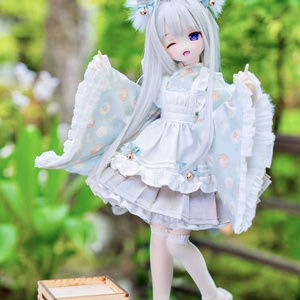 恋するチョコ」1/4ドール衣装 ピーチ(MDD・KUMAKO用) - 魔法のお菓子屋