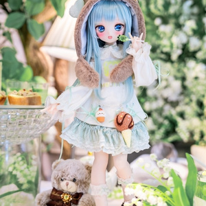 1/4ドールヘッド imomodoll RUBY-A カスタムヘッド セミホワイト