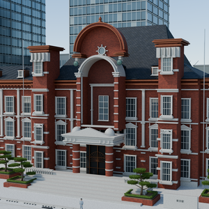 【箱庭コレクション #004 / Blender】東京駅・丸の内側｜Tokyo Marunouchi