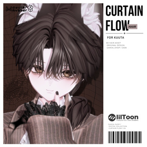 💠Curtain_Flow_Hair  /  11_Avatars_Support💠 缩略图 7