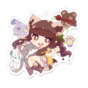 2頭身デフォルメキャラクターテンプレ 今日もマカロン食べたーい Booth