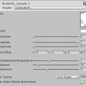 【蝶々Shader】Fly,Baby.【Ver 1.1】