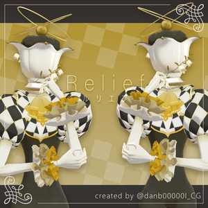 【オリジナル3Dアバター】Relief ルリエフ【VRChat 向け】