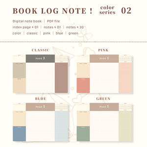 BOOK LOG NOTE ｜ No.02