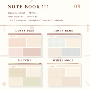 Notebook ｜ No.09