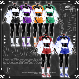 🎁Open Sale ~08/29🎁(50%)【♡Sporty Windbreaker♡】 【22 avatars】 缩略图 8