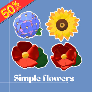 ❤閉店セール❤Simple flowers【全アバター対応】