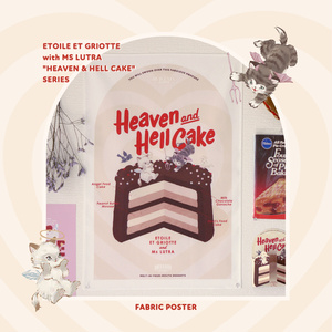 【40%OFF】ファブリックポスターHeaven&Hell Cake with Ms Lutra