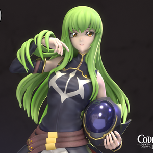 シー・ツー C.C CODE GEASS 3Dプリント用STLデータ